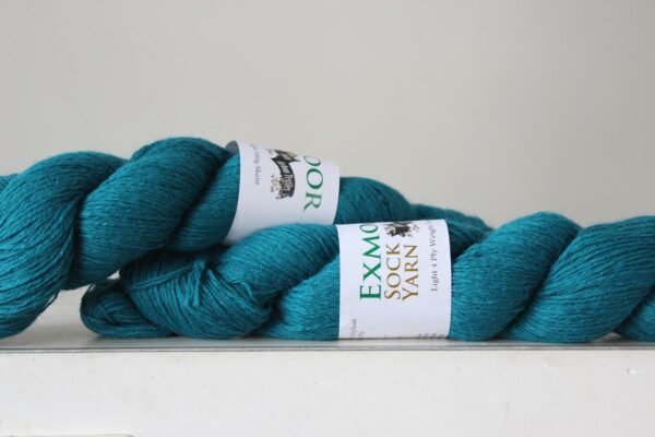 Exmoor sock yarn Peacock