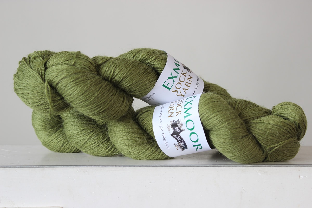 Exmoor sock yarn Avocado