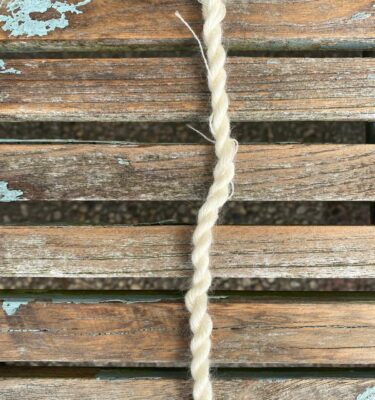 borduurwol naturel