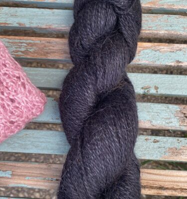 Mohair Zijde zwart