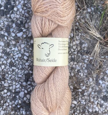 Mohair Zijde beige