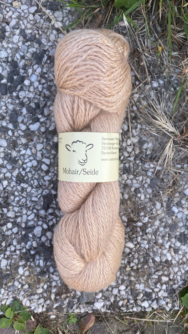 Mohair Zijde beige