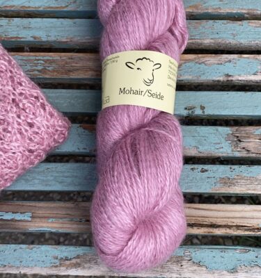 Mohair Zijde roze