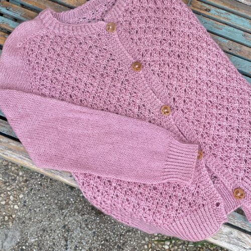 vest mohair zijde
